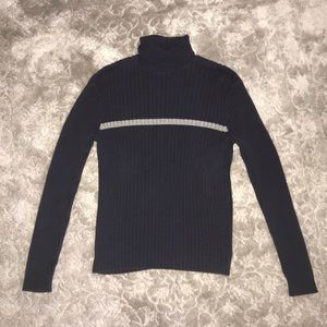 Navy and Grey Turtleneck sweater